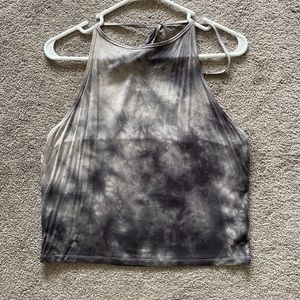 Hollister marbled grey halter top